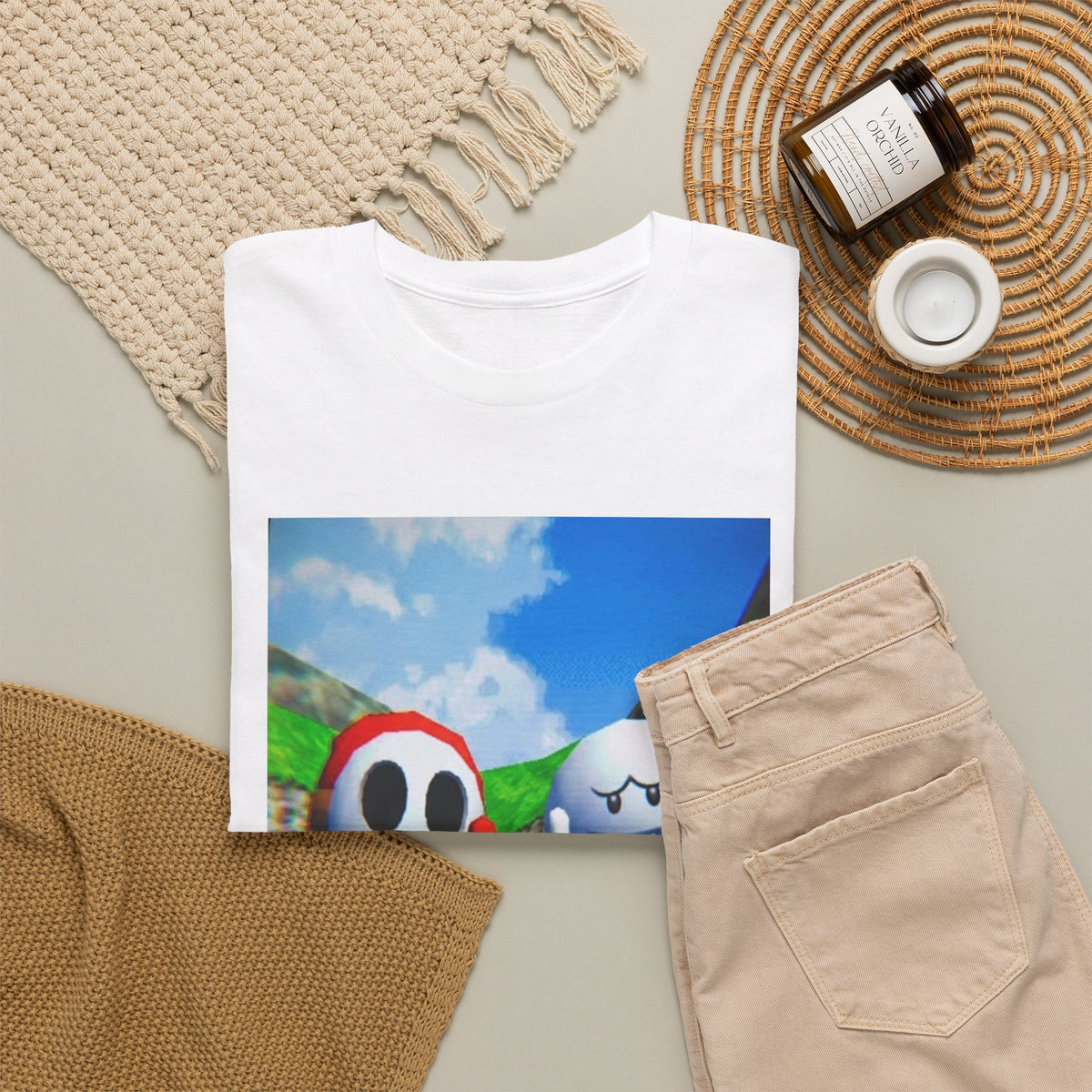 Shy Guy And Boo Flipping Off Tee