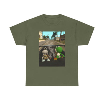 Yoshi And Dry Bones Cruising And Smoking (Design 5)