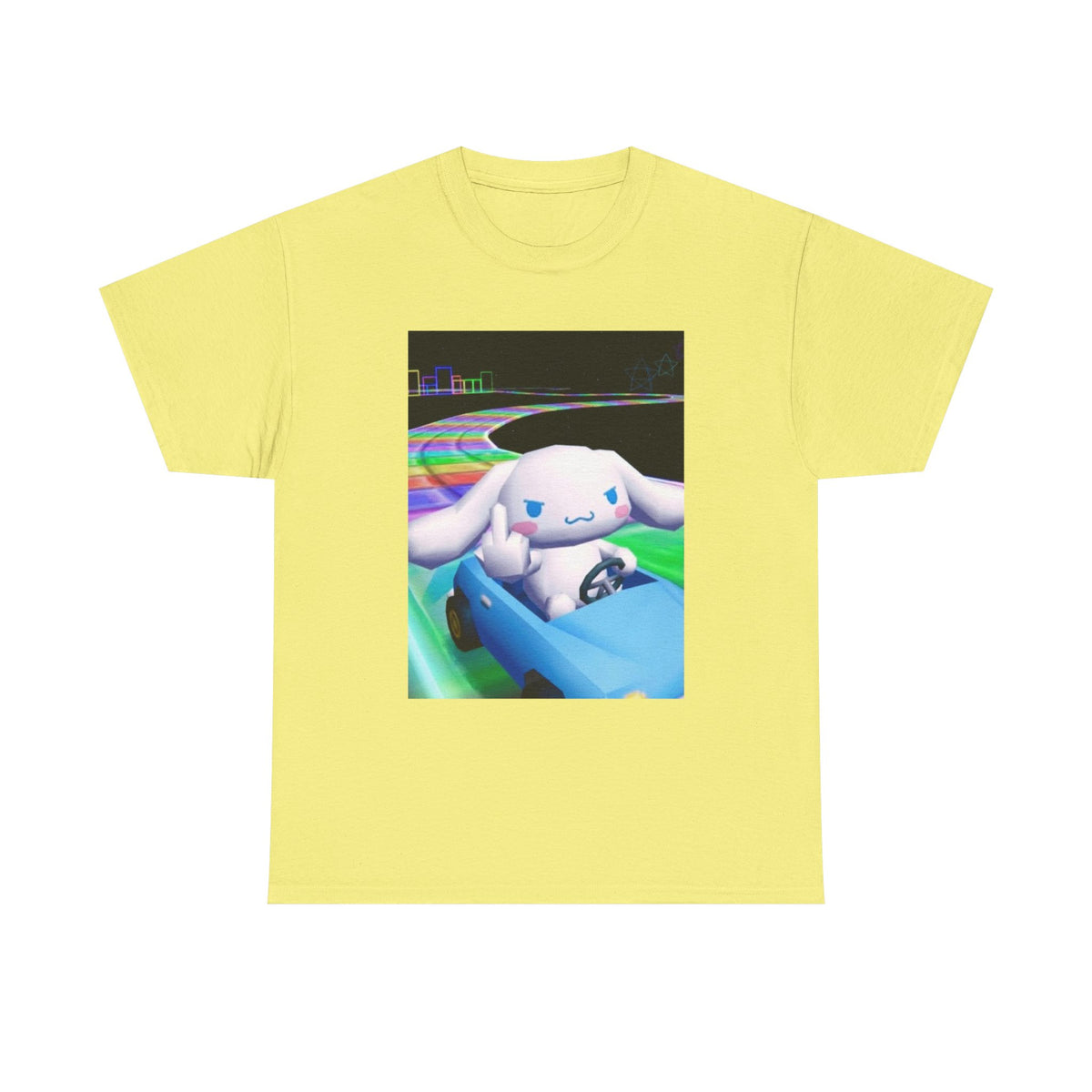 Cinnamoroll Kart Race Middle Finger Tee