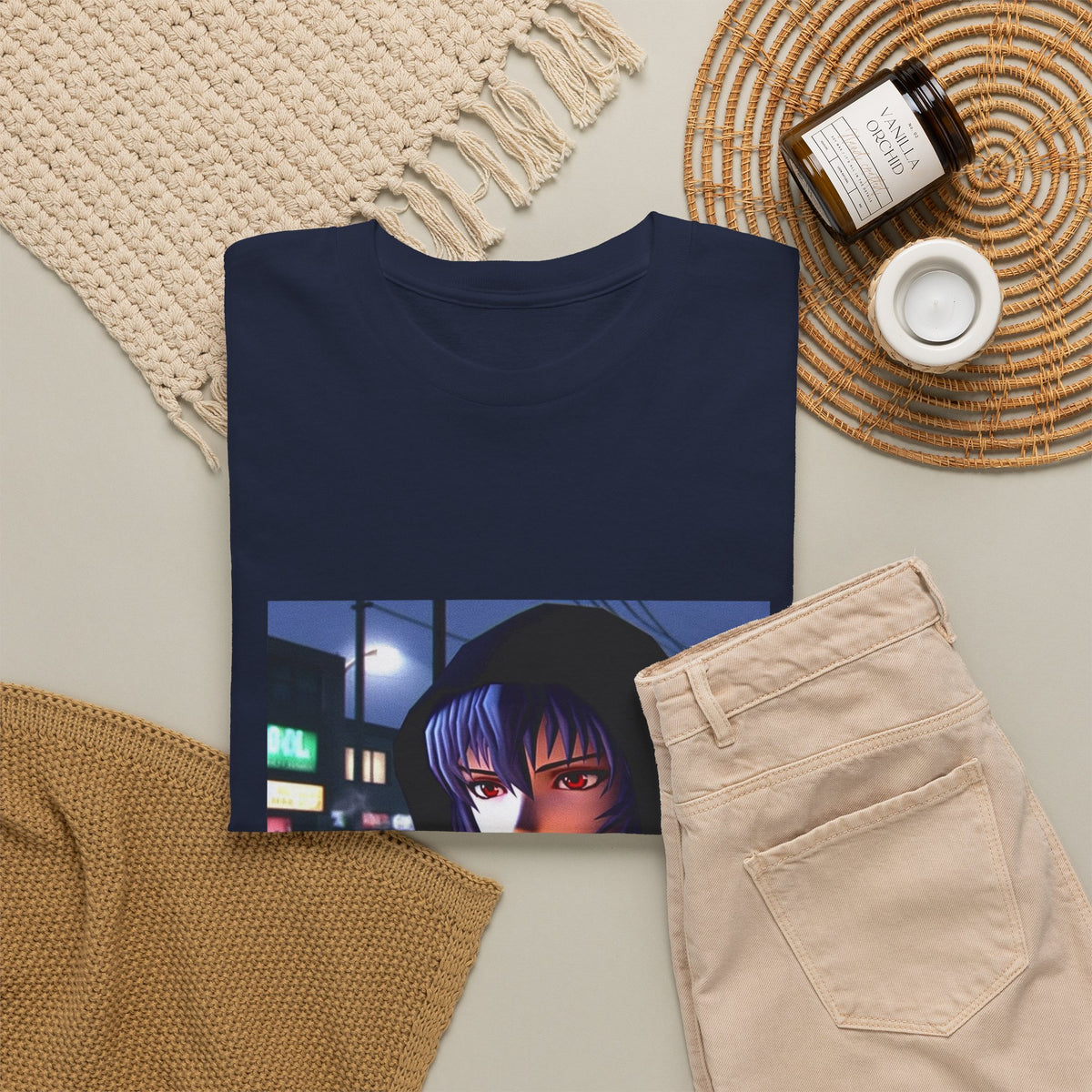 Rei Ayanami cruising GTA San Andreas Tee (Design 2)