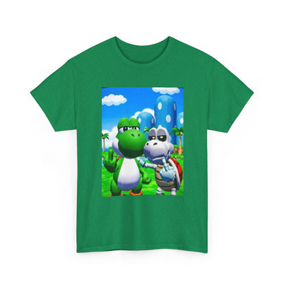 Yoshi And Dry Bones Flipping Off Tee (Design 7)