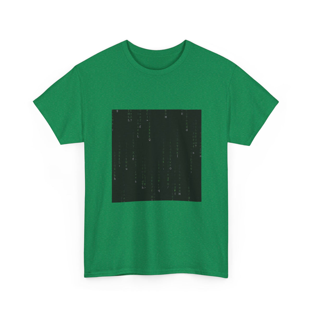 Neon Figure In Cyber Shower Tee