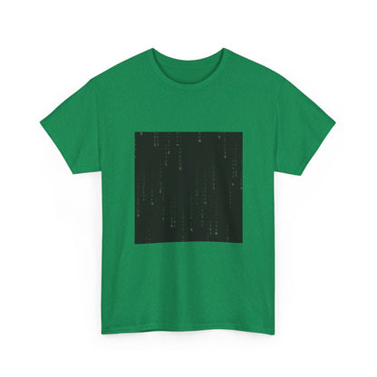 Neon Figure In Cyber Shower Tee