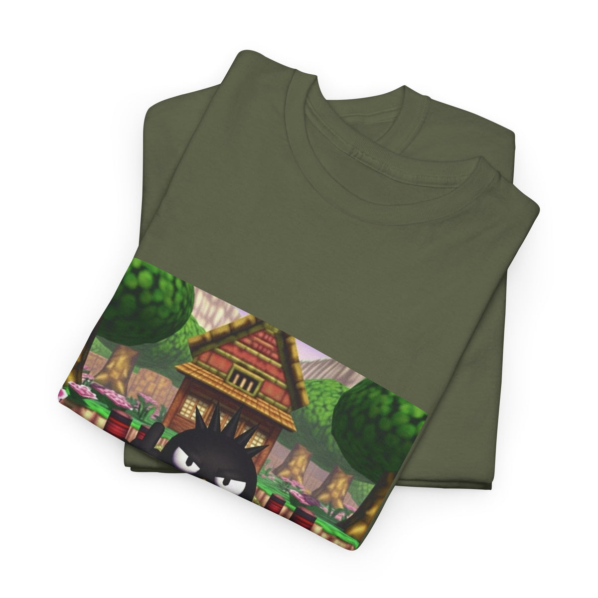 Grumpy Black Bird Flipping Off Tee