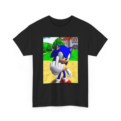 Sonic Flipping The Bird Tee