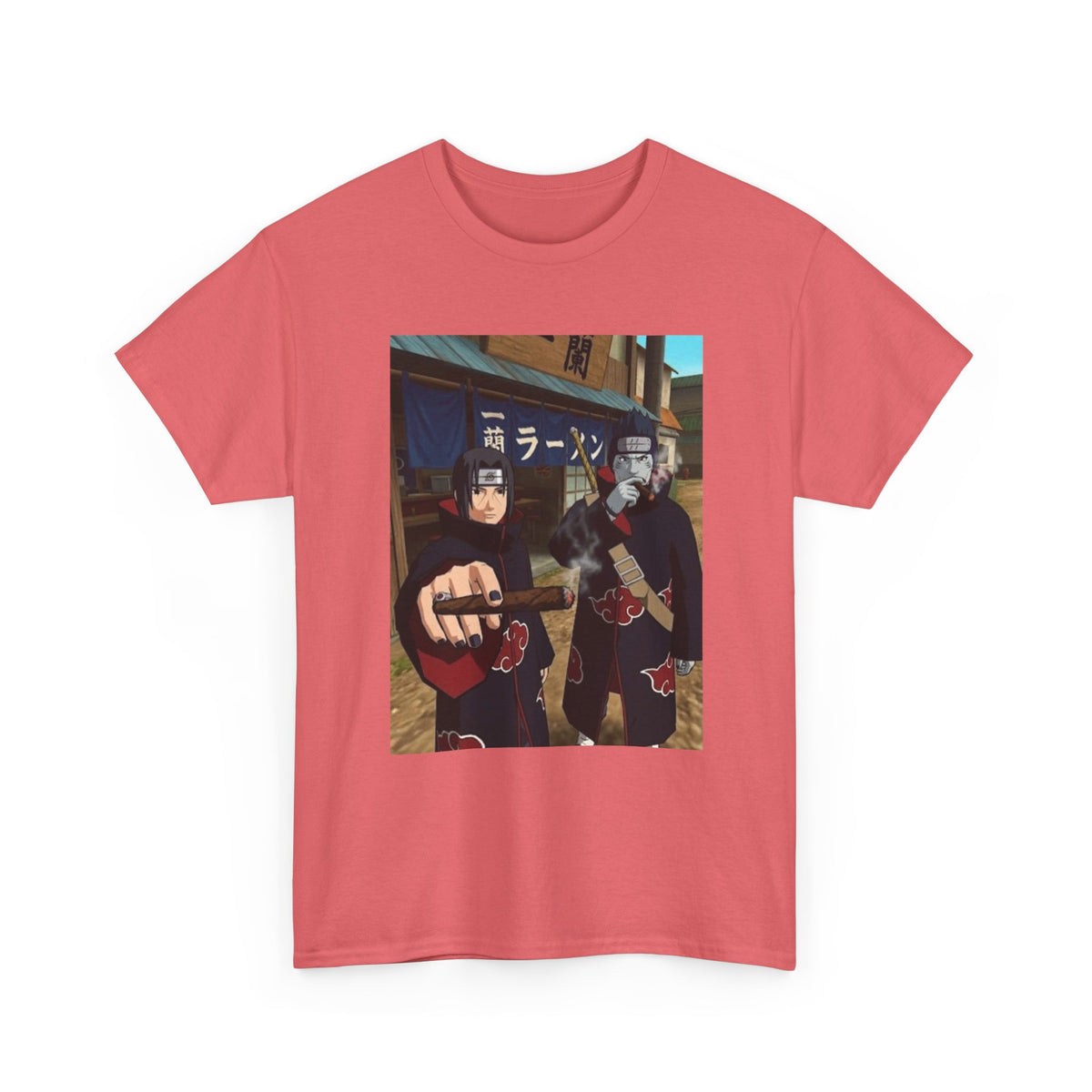 Itachi And Kisame Smoking Akatsuki Tee