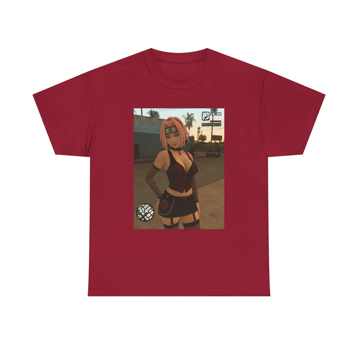 Sakura Haruno In GTA Style Tee