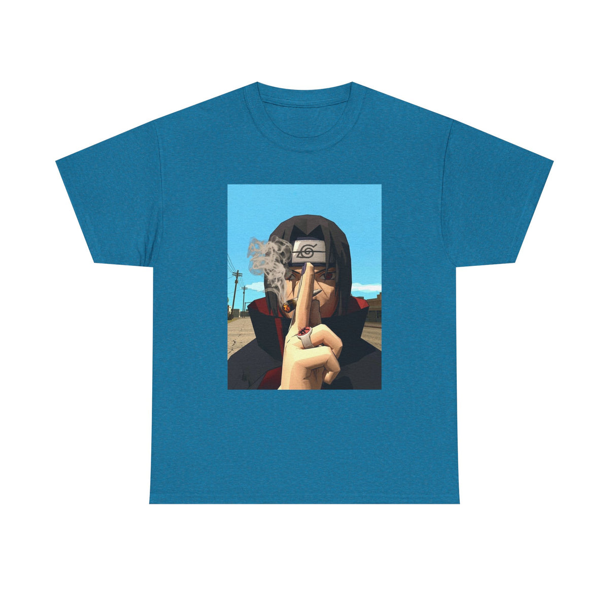 Itachi Uchiha Smoking Cigar Streetwear Tee