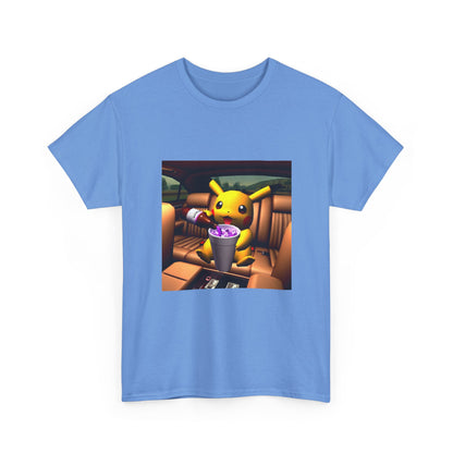 Pikachu Pouring Lean In Car Tee