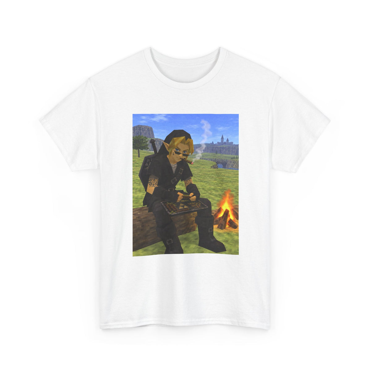 Dark Link Rolling Blunts By The Campfire