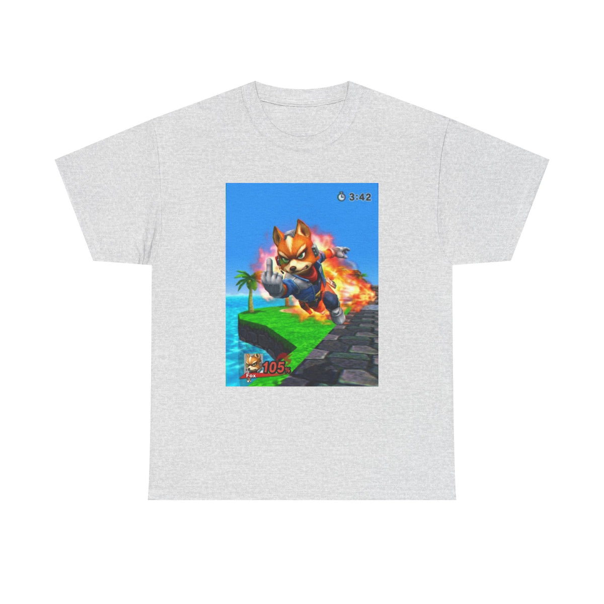 Fox McCloud Flipping The Bird Tee