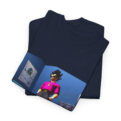Y2K Vegeta Chilling With PlayStation Tee