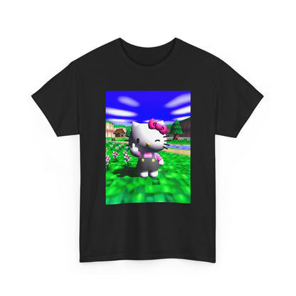 Winking Kitty Flipping The Bird Tee