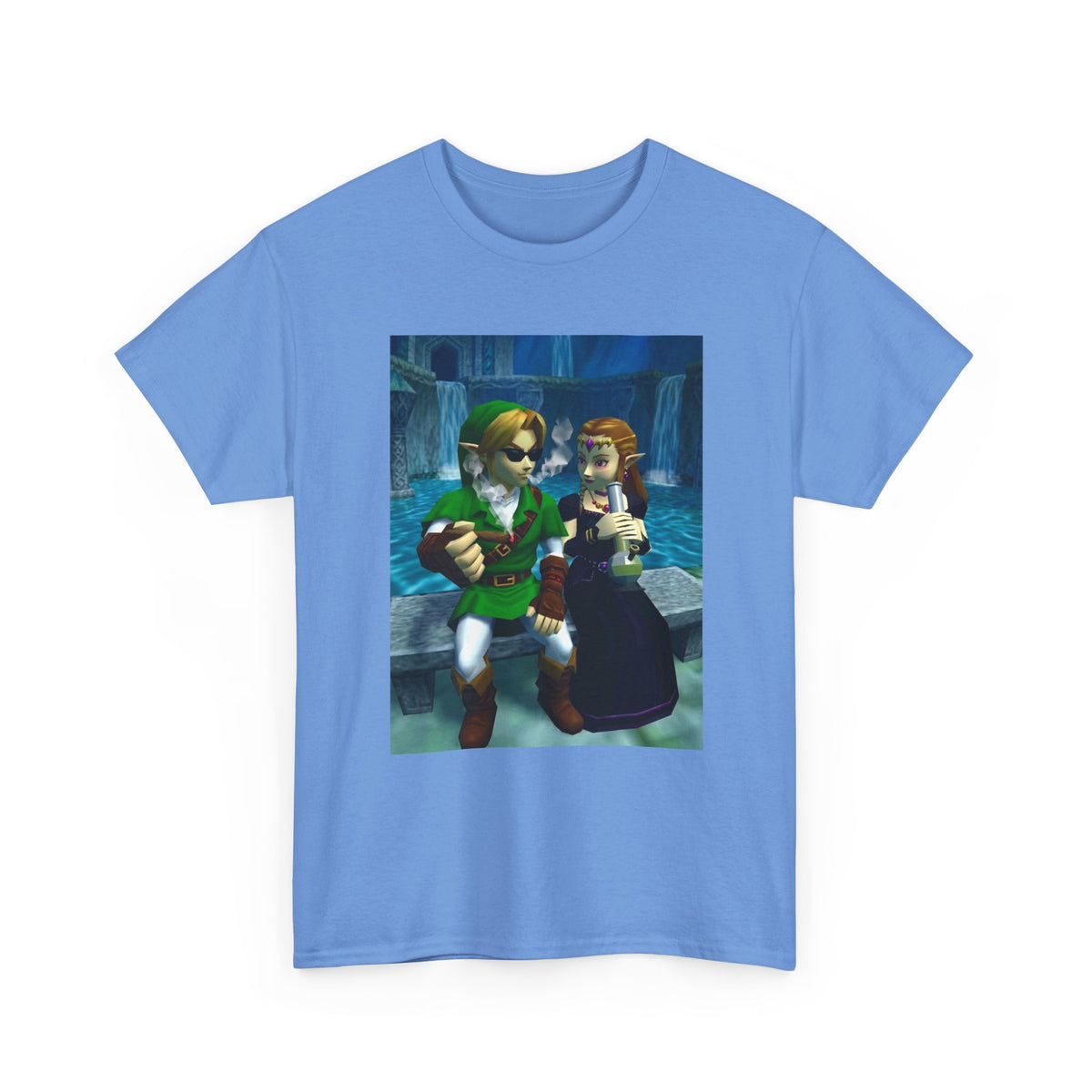 Link And Zelda Chillin' By The Water