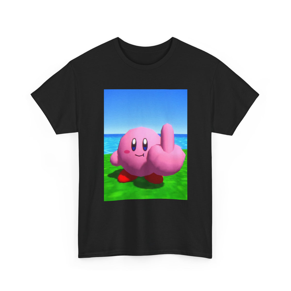 Kirby Flipping The Bird Tee