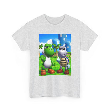 Yoshi And Dry Bones Flipping The Bird