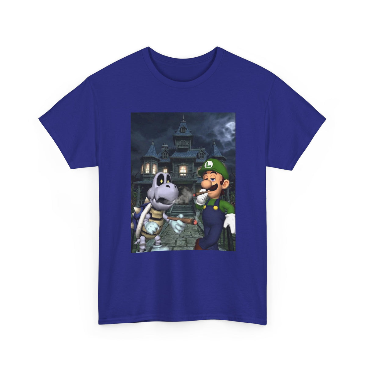 Luigi and Dry Bones Hotboxing Haunted Mansion Tee