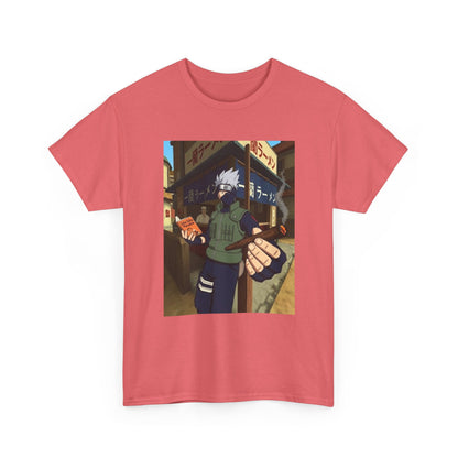 Kakashi Relaxing With Blunt And Book Tee