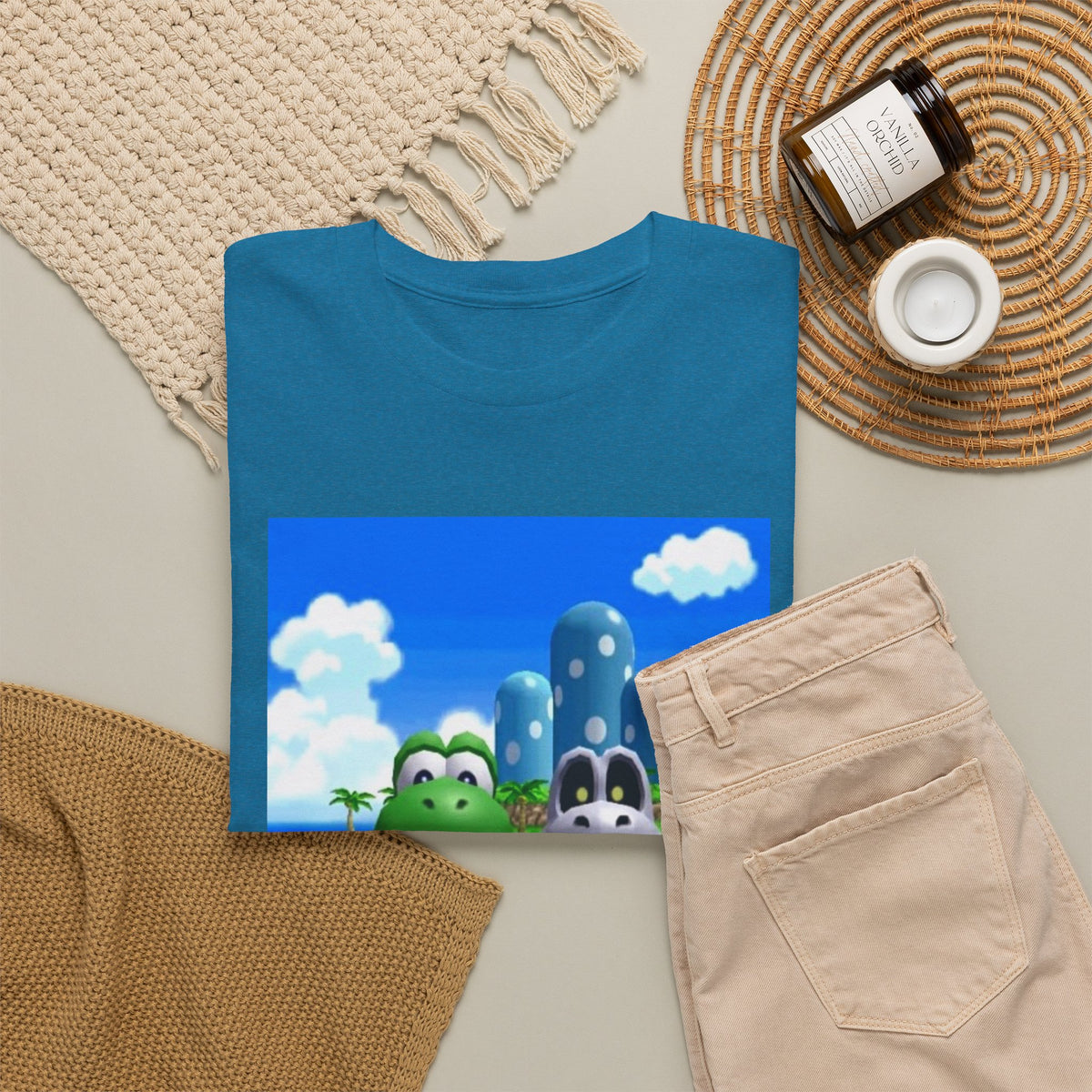 Yoshi And Dry Bones Flipping The Bird (Design 3)