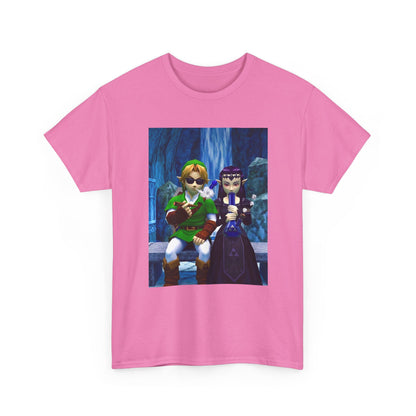 Hero and Princess Taking A Hit Tee