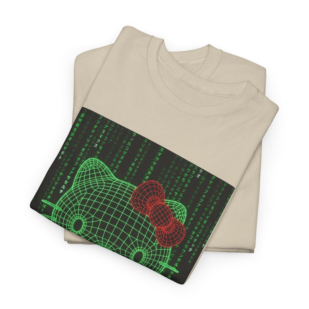 Cyber Hello Kitty Flips The Bird Tee