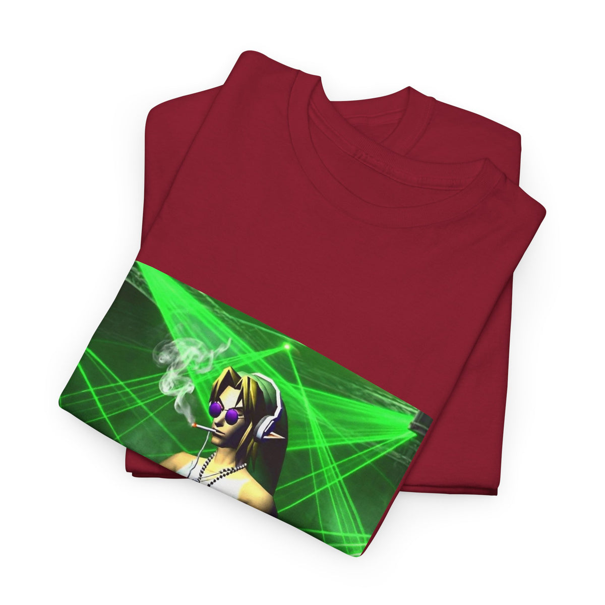 DJ Link Smoking At The Rave Tee