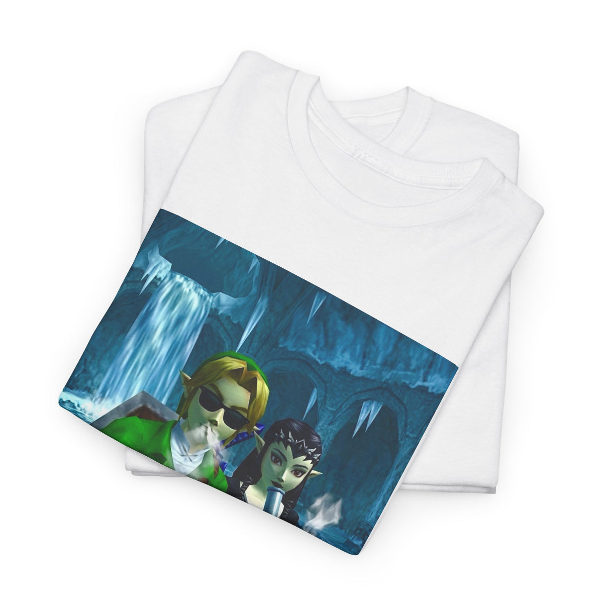 Hero and Dark Princess Chillin' in Ice Cave