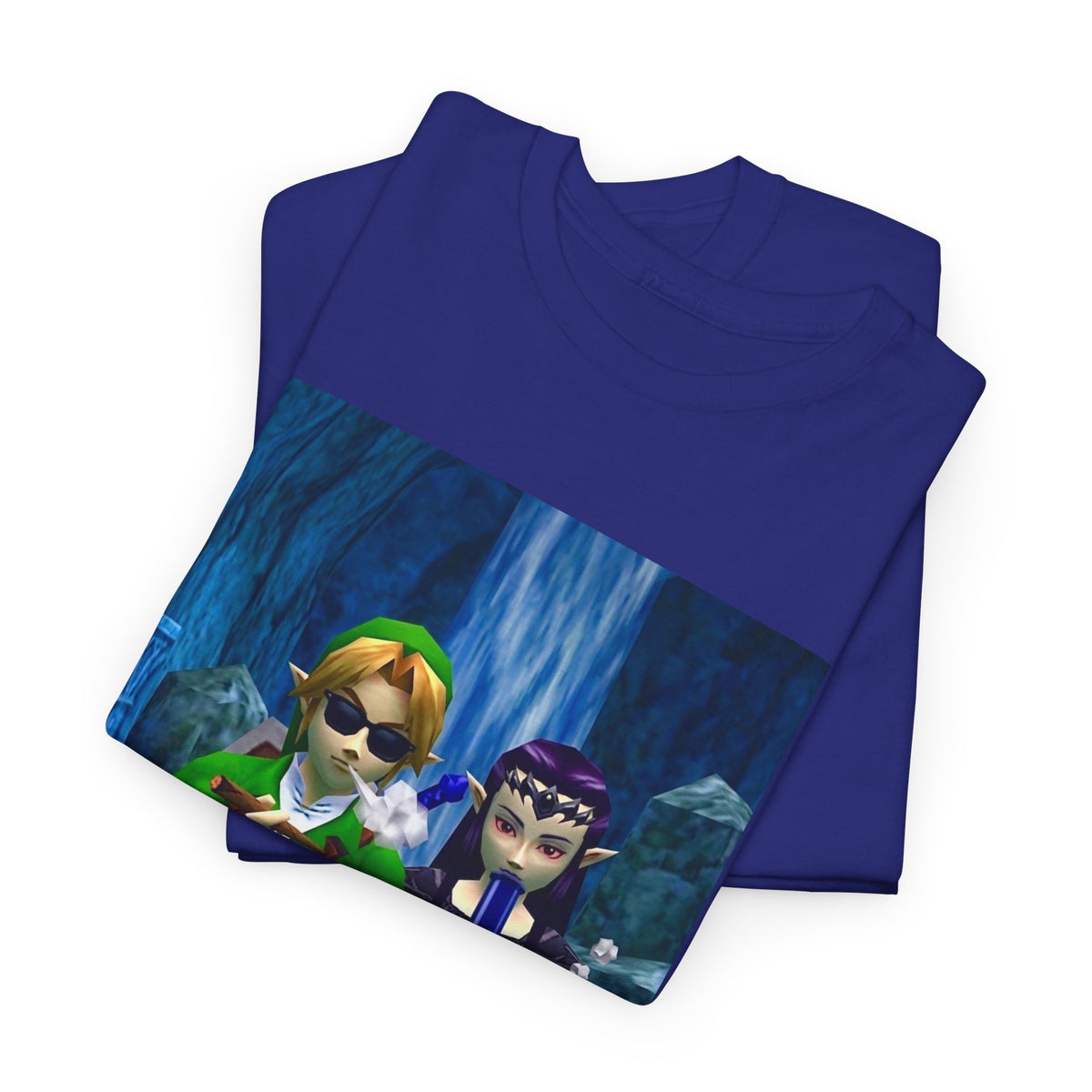 Hero and Princess Taking A Hit Tee