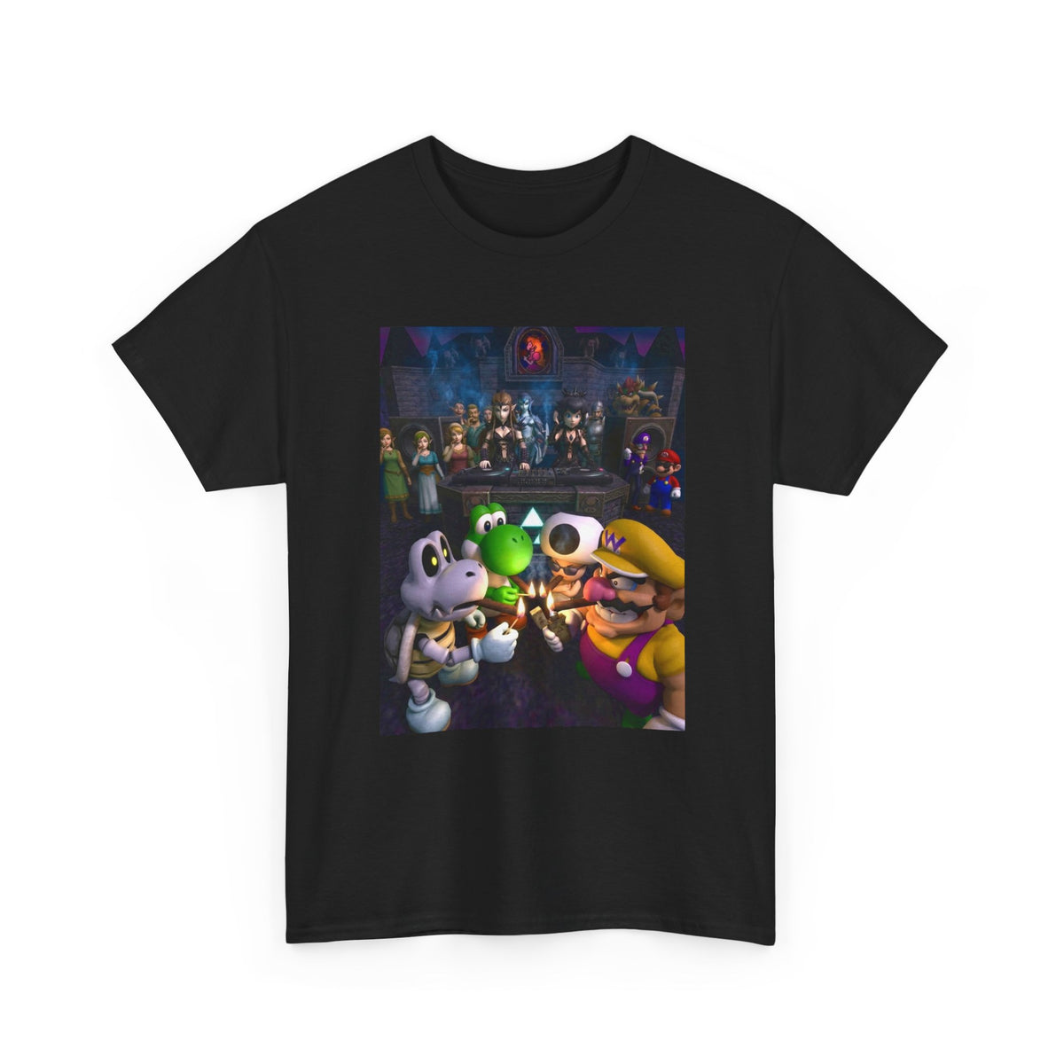 Wario, Yoshi, Dry Bones Lighting Up