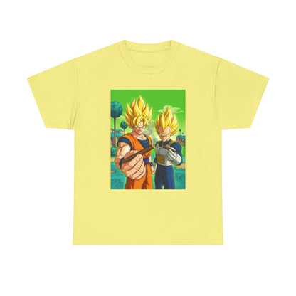 Goku And Vegeta Sharing A Smoke