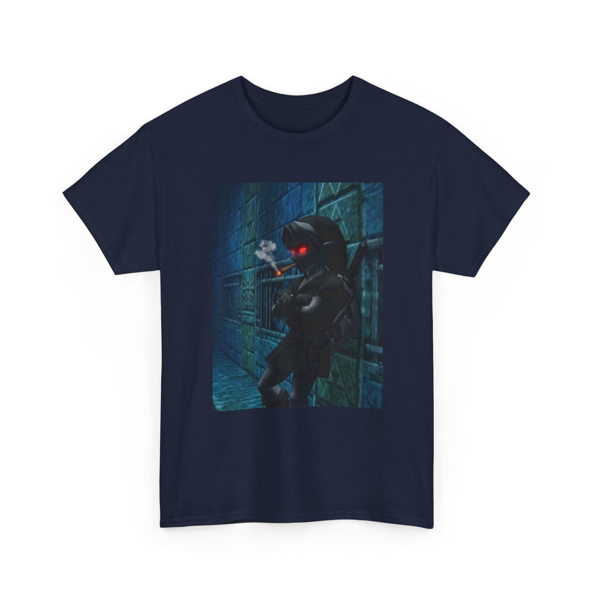 Dark Elf Smoking Blunt In Dungeon Tee