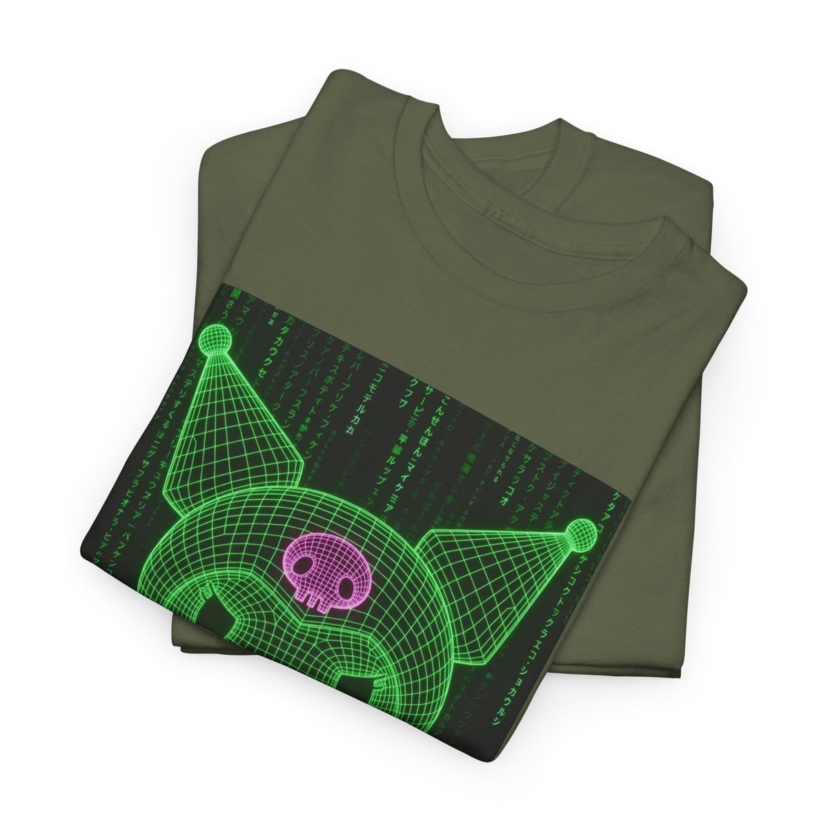 Kuromi In The Matrix Flipping The Bird Tee