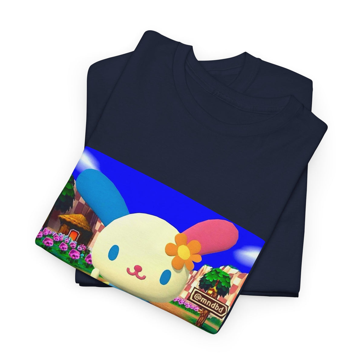 Cute Bunny Giving The Finger Tee
