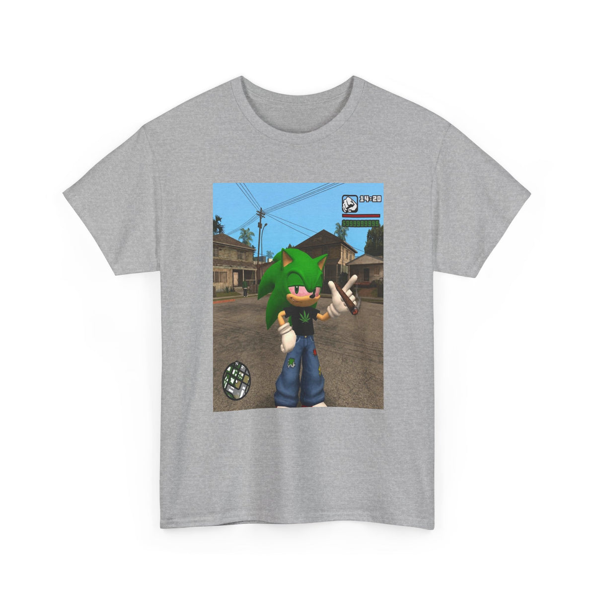 Green Hedgehog Smoking Blunt In San Andreas