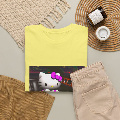 Hello Kitty Pouring Lean In Car Tee