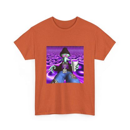 Squidward Sipping Lean In A Purple Haze