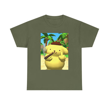 Pompompurin Smoking And Flipping Off Tee