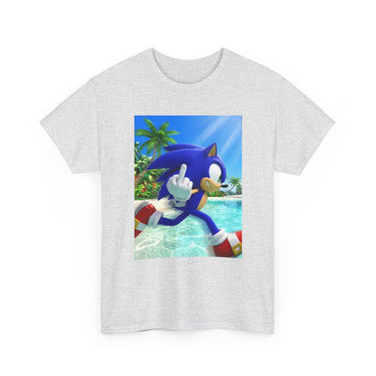 Sonic Flipping Off In Paradise Tee