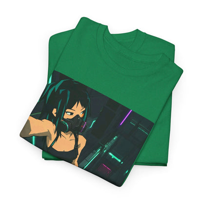 Green Horizon Blur Graphic Tee