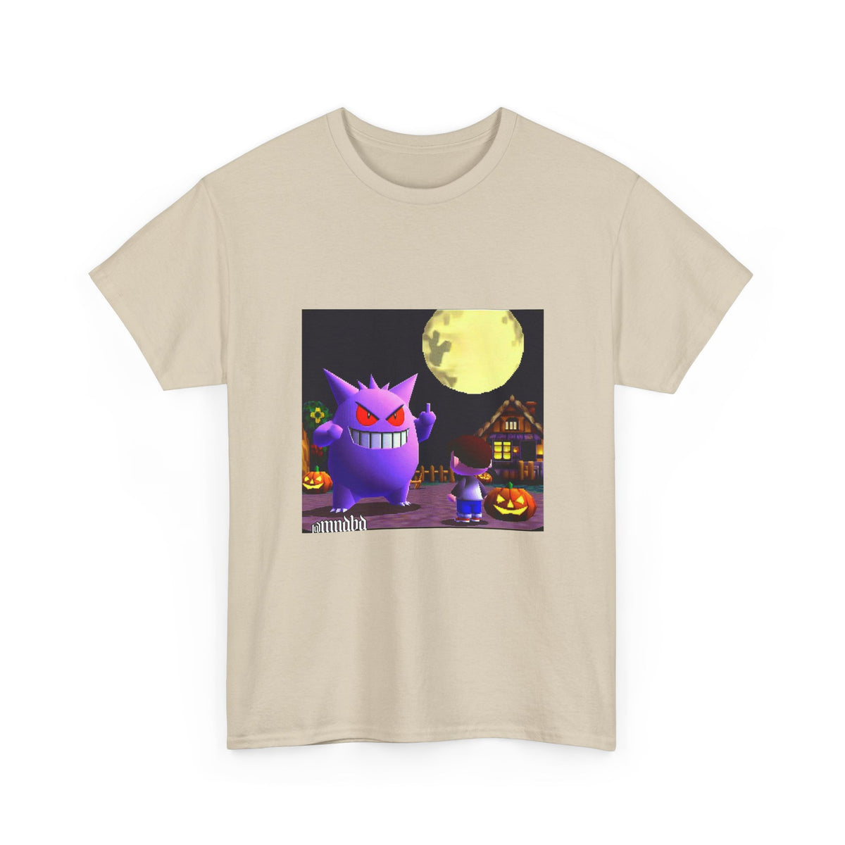 Gengar Flipping Off Villager At Night