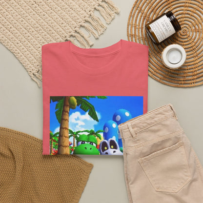 Yoshi And Dry Bones Flipping The Bird Tee (Design 6)