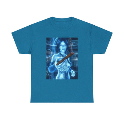 Holographic Babe Passing The Blunt Tee