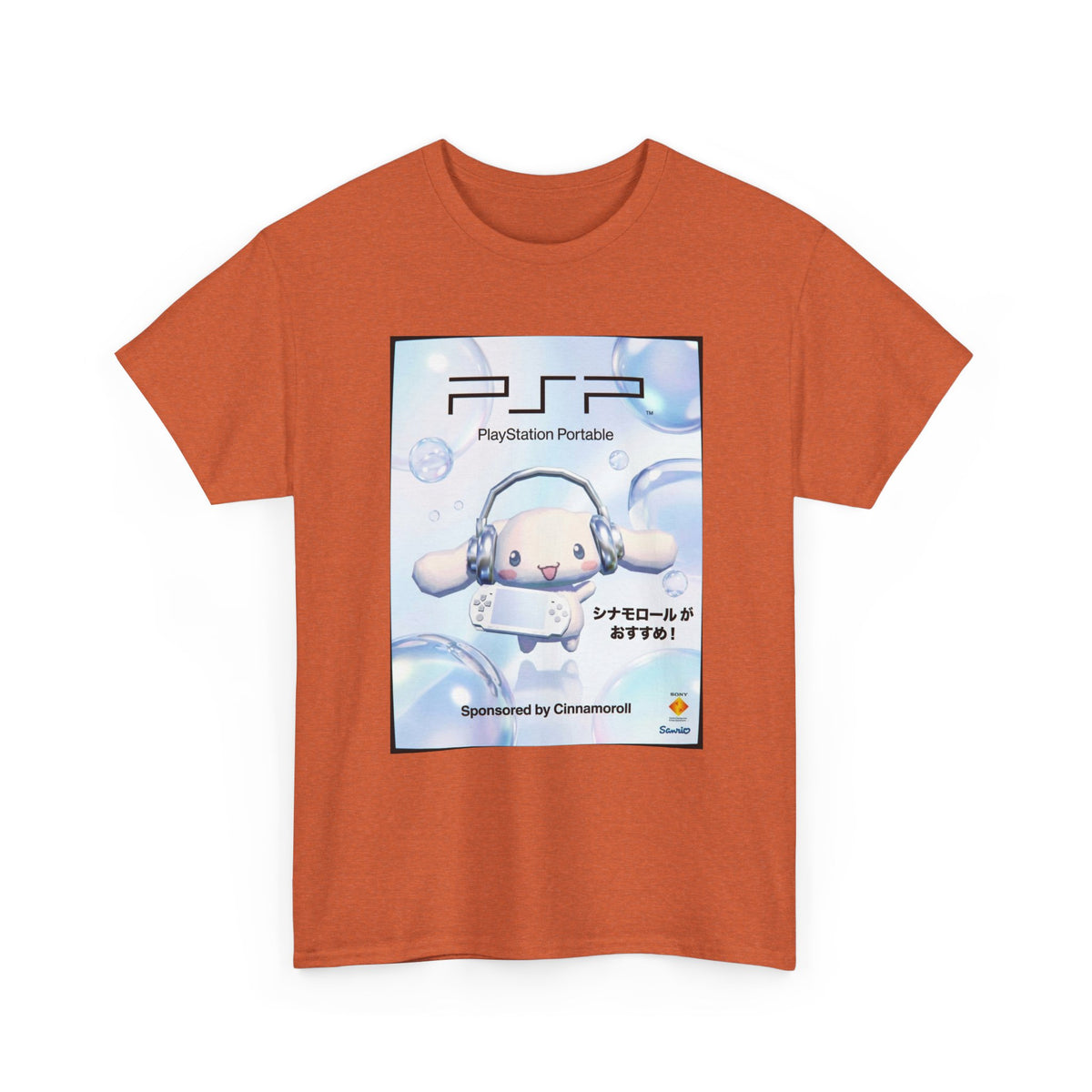 Cinnamoroll Gaming With A PlayStation Portable
