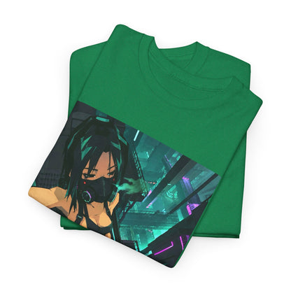 Midnight Ember Leaf Graphic Tee