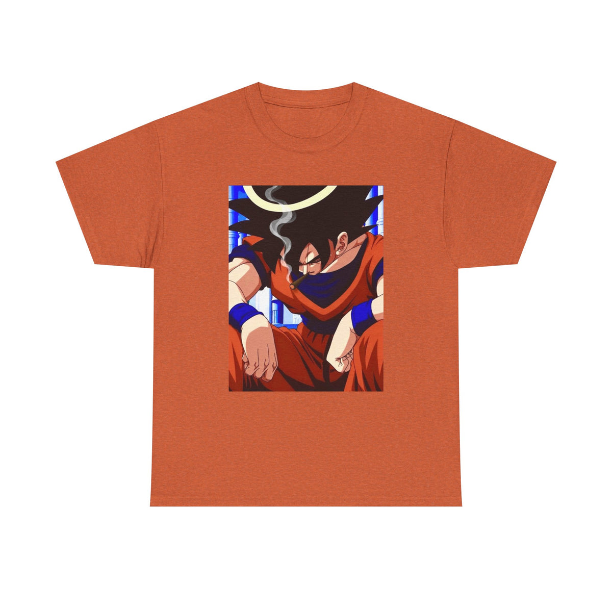 Goku Chilling With A Halo Blazin' Tee