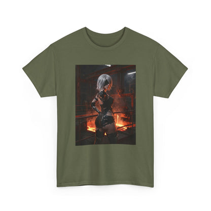 2B Pointing in Fiery Industrial Zone Tee