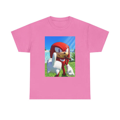 Knuckles Smoking Cigar On Tropical Beach