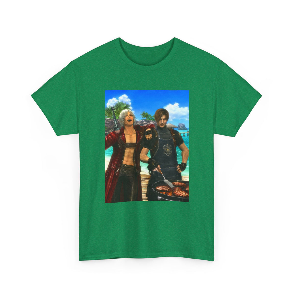 Dante and Leon Grilling Island Burgers Tee