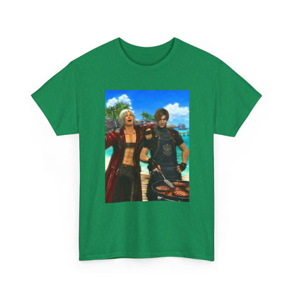 Dante and Leon Grilling Island Burgers Tee