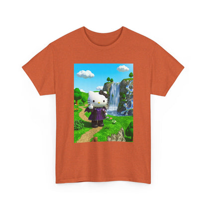 Goth Kitty Flipping Bird In Nature